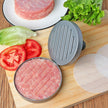 Asdirne Hamburger Press Patty Maker, Food Grade Aluminum Burger Press with ABS Handle, Non-Stick, Easy to Clean, with 50 Pcs Wax Patty Paper, 4.6