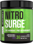 NITROSURGE Pre Workout Supplement - Endless Energy, Instant Strength Gains, Clear Focus, Intense Pumps - Nitric Oxide Booster & Preworkout Powder with Beta Alanine - 30 Servings, Grape 🍁 All In One Marketplace Canada