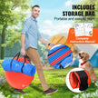 VEVOR Dog Agility Training Equipment, 7 PCS Set Upgrade w/Adjustable High Hurdles,6 Weave Poles,2 Tunnels,Jump Ring,Pause Box, Whistle,Foldable Bowl,Puppy Obstacle Course Kit w/ 3 Bags 🍁 All In One Marketplace Canada