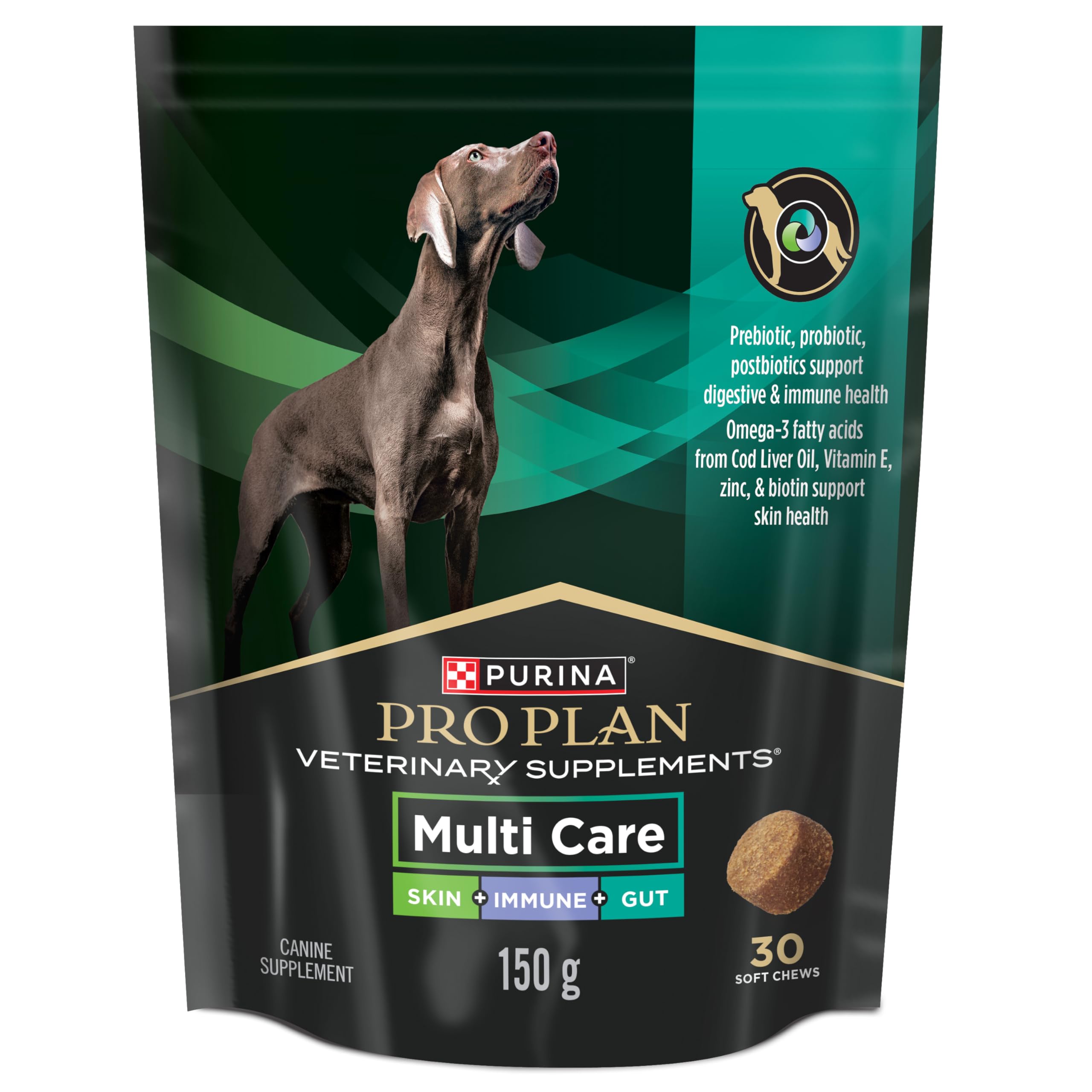Purina Pro Plan Veterinary Supplements, Mutli Care Dog Chew Probiotic - 150 g (30 Chews) 🍁 All In One Marketplace Canada