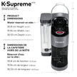 Keurig K-Supreme Single Serve K-Cup Pod Coffee Maker, With MultiStream Technology, Grey, 17.913in x 7.047in x 14.409in 🍁 All In One Marketplace Canada
