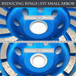 SWIGRANCE 2Pcs Diamond Concrete Grinding Cup Wheels 115mm 4-1/2