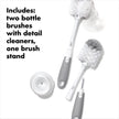 OXO Tot Bottle Brush with Nipple Cleaner and Stand – Gray, 2-Pack 🍁 All In One Marketplace Canada