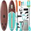 Niphean Inflatable Stand Up Paddle Board with SUP Accessories, 10'6'' All-Round Inflatable SUP, Anti-Slip EVA Deck, Inflatable Paddle Board for Adults & Youth 🍁 All In One Marketplace Canada