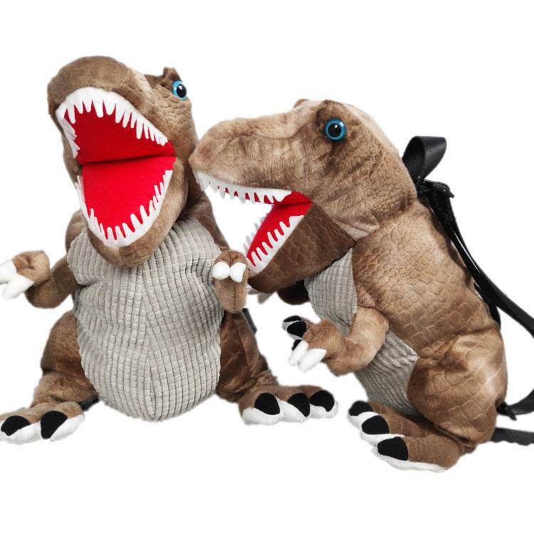 Kids Creative Cute Plush Dinosaur Cartoon Backpack