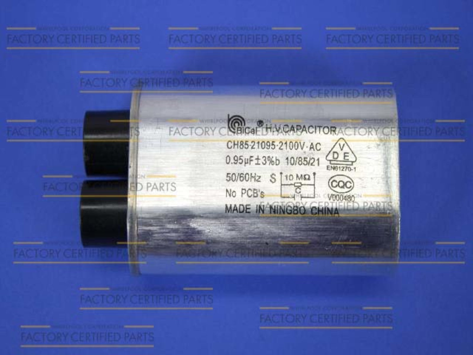 Condensateur de four à micro-ondes Whirlpool, pièce 8206562
