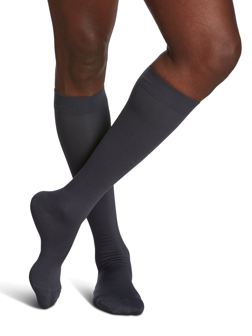 Sigvaris Men's Style Microfiber Calf 15-20mmHg Men's Closed Toe