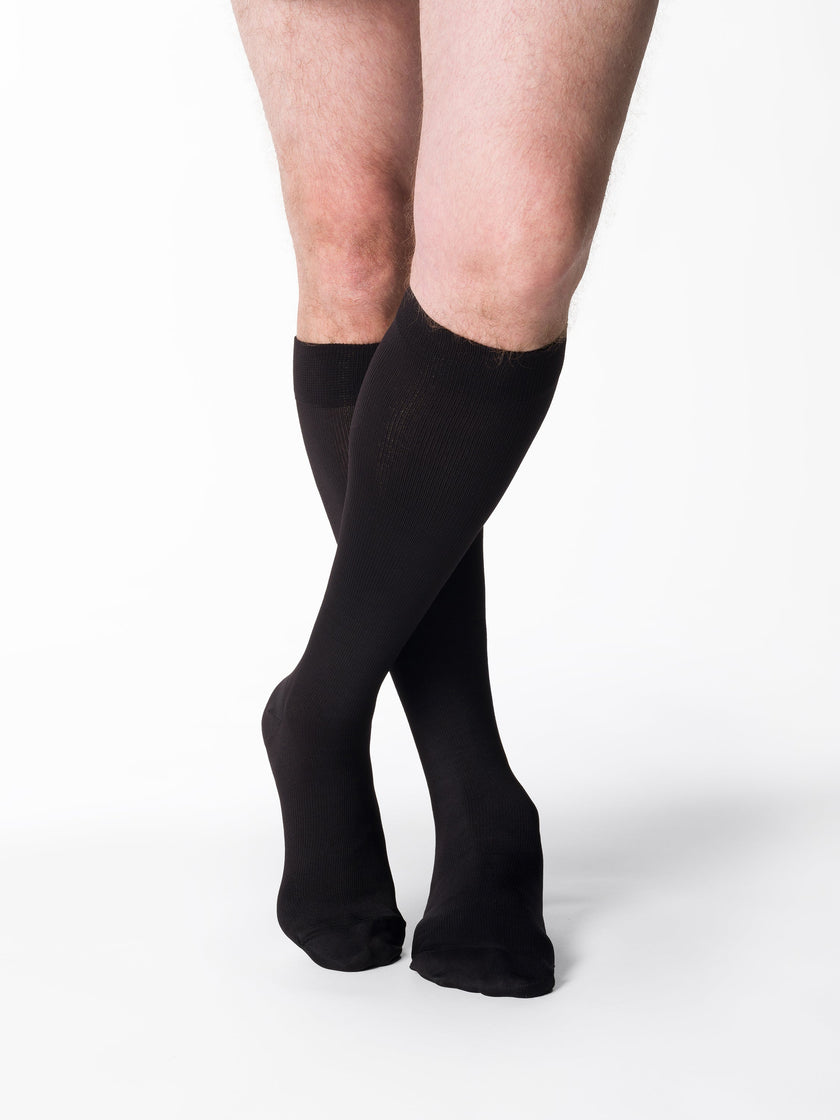 Sigvaris Men's Style Microfiber Calf 15-20mmHg Men's Closed Toe
