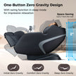 Mega Sale-Costway-4D SL-Track Full Body Massage Chair w/ Zero-Gravity Design, Heated Shawl, Neck & Back & Feet Heater, Calf & Foot Rollers,Magic Calf Rollers, Voice Control, Yoga Stretching, Smart Body Scanning, Touch Screen, Blue-tooth Speaker
