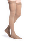 Sigvaris Men's Style Microfiber Thigh-High 30-40mmHg Men's Closed Toe
