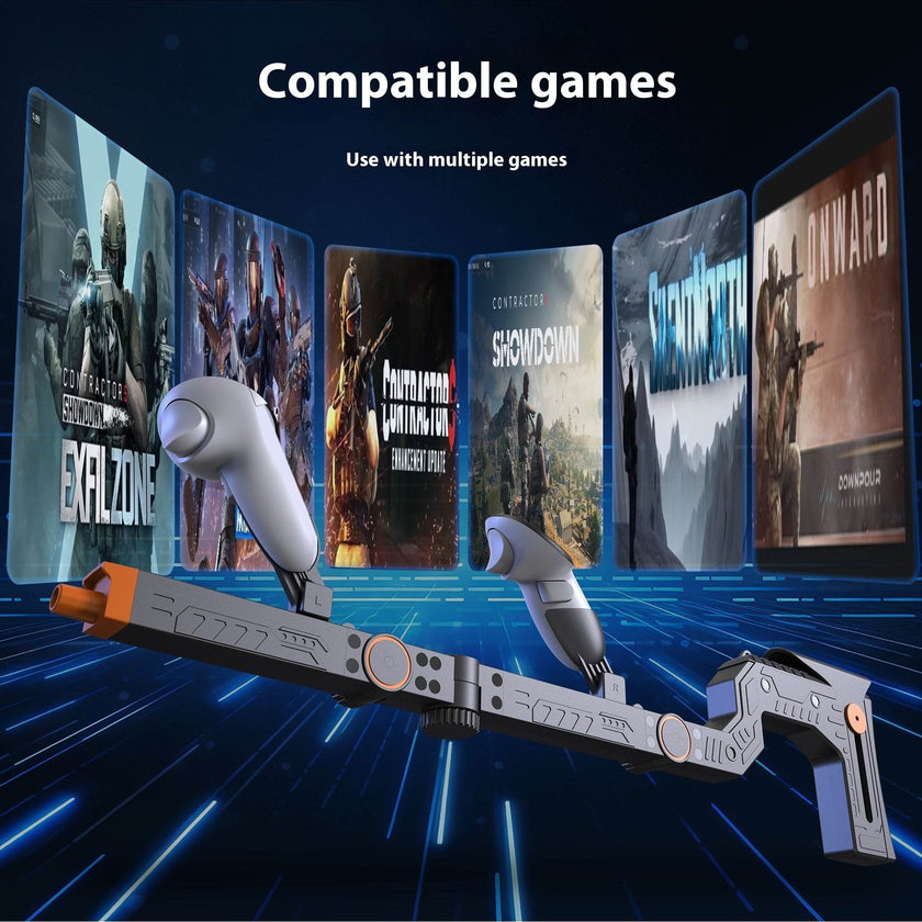 Quest 3 Gun Mount Submachine Gun VR Physical Auxiliary Accessories