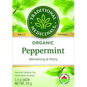 Traditional Medicinals - Organic Peppermint Tea (16bg)