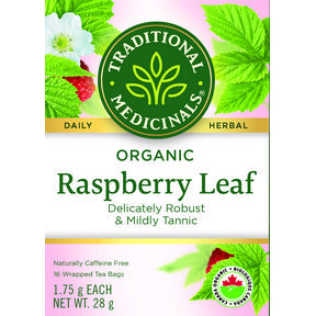 Traditional Medicinals - Organic Raspberry Leaf Tea (16bg)