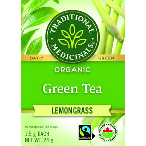 Traditional Medicinals - Organic Green Tea With Lemongrass (16bg)