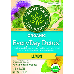 Traditional Medicinals - Organic Lemon Everyday Detox (16bg)