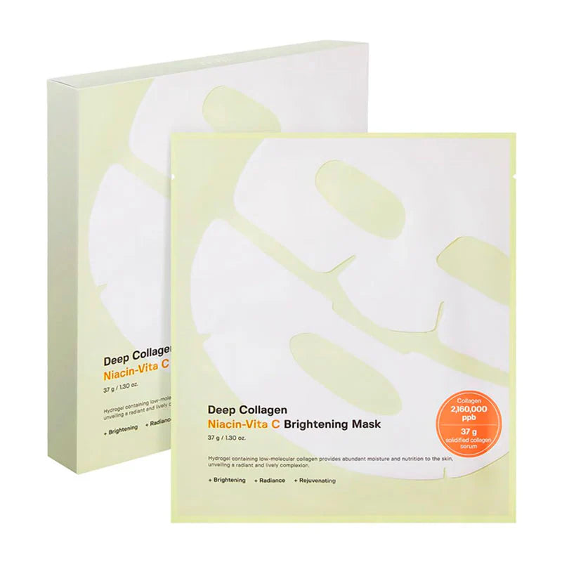 Sungboon Editor Deep Collagen Niacin Vita C Brightening Mask 37g - 1 BOX / 4 PCS