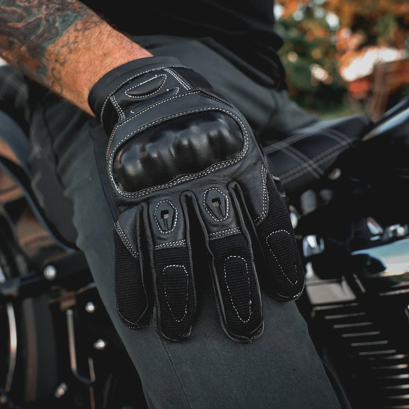 Open Road Hard Knuckle Motorcycle Gloves