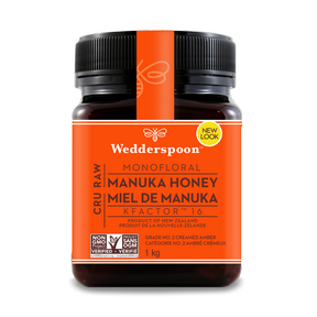Wedderspoon - Raw Manuka Honey Mono. KFactor16 (1kg)