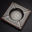 Luxury Cigar Ashtray, Wooden Metal Alloy 4-Slot and 2-Slot Cigar Rest