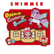 Pokemon Center SWIMMER Henteko Cute Die-Cut Memo (Pokémon Center Japan)