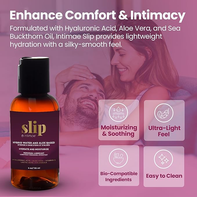 Intimae Feminine - Slip Organic Vaginal Lubricant + Moisturizer, 118ml - Intimae