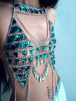 Rhinestone Lingerie – Tassel Fringe Body Chain Accessory for Nightclub