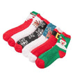 Winter Christmas Stockings Women's Thickened Bow Long Tube Fleece-lined