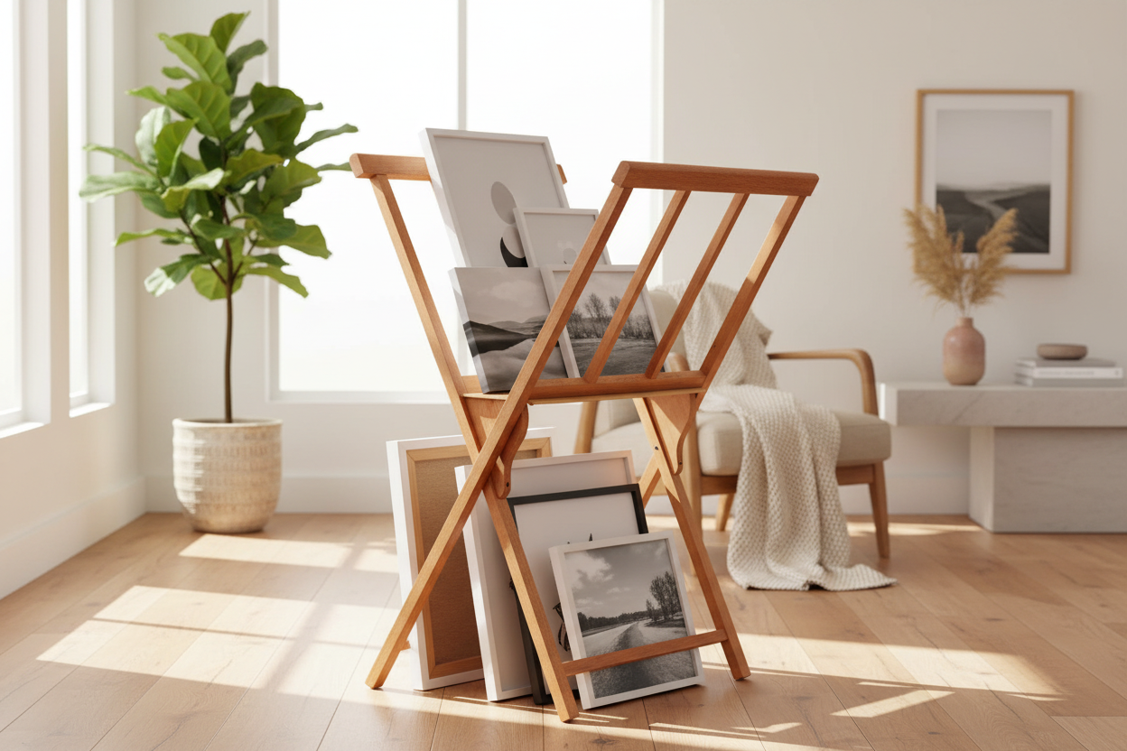 Beechwood Print Rack - 22