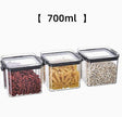 Airtight Pantry Food Storage Containers – Kitchen Organizer in 5 Sizes (460ml to 1800ml)