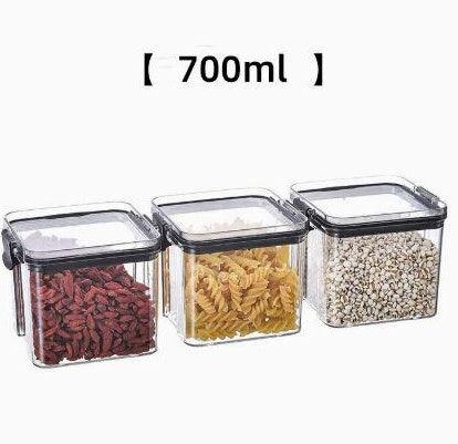 Airtight Pantry Food Storage Containers – Kitchen Organizer in 5 Sizes (460ml to 1800ml)