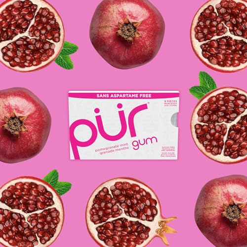PUR Gum - Pomegranate Mint (55pc)