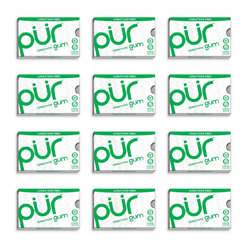 PUR Gum - Spearmint Gum (9pc)