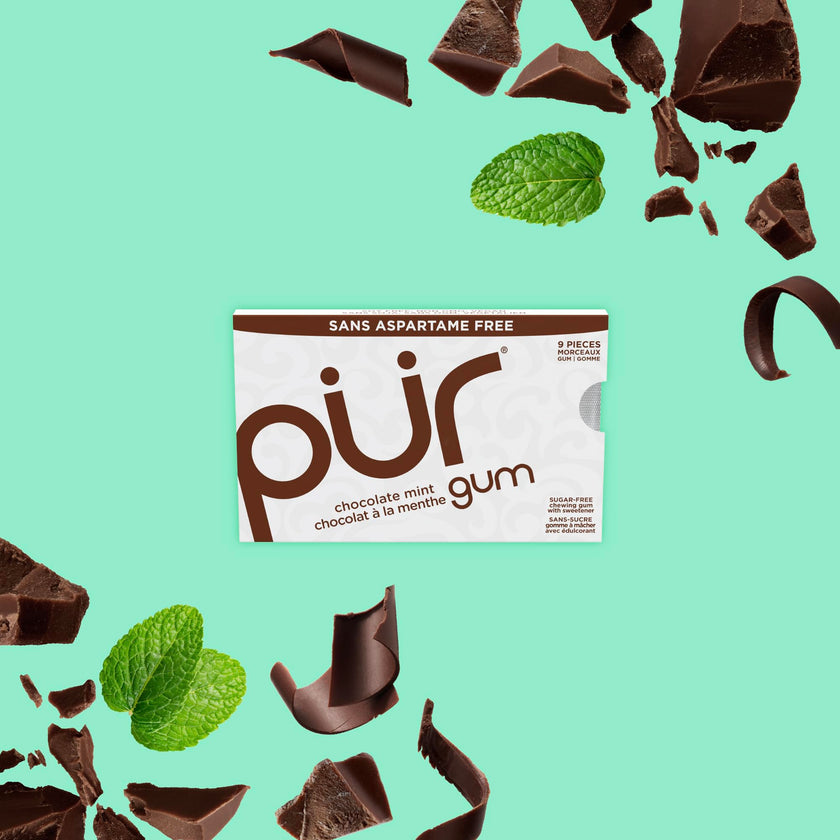 PUR Gum - Chocolate Mint (55pc)
