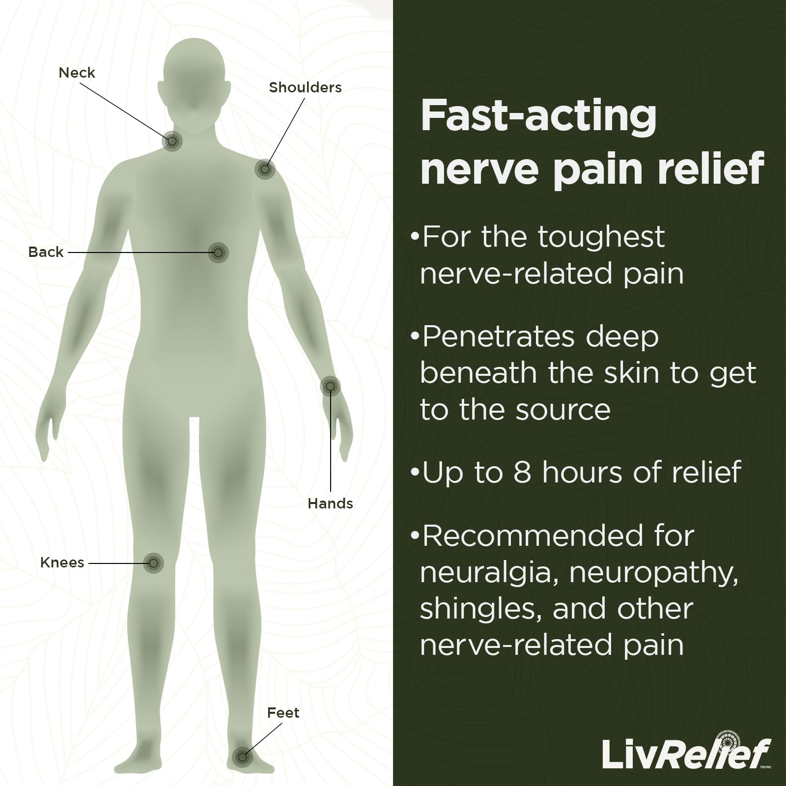 LivRelief - Nerve Pain Relief (50g)