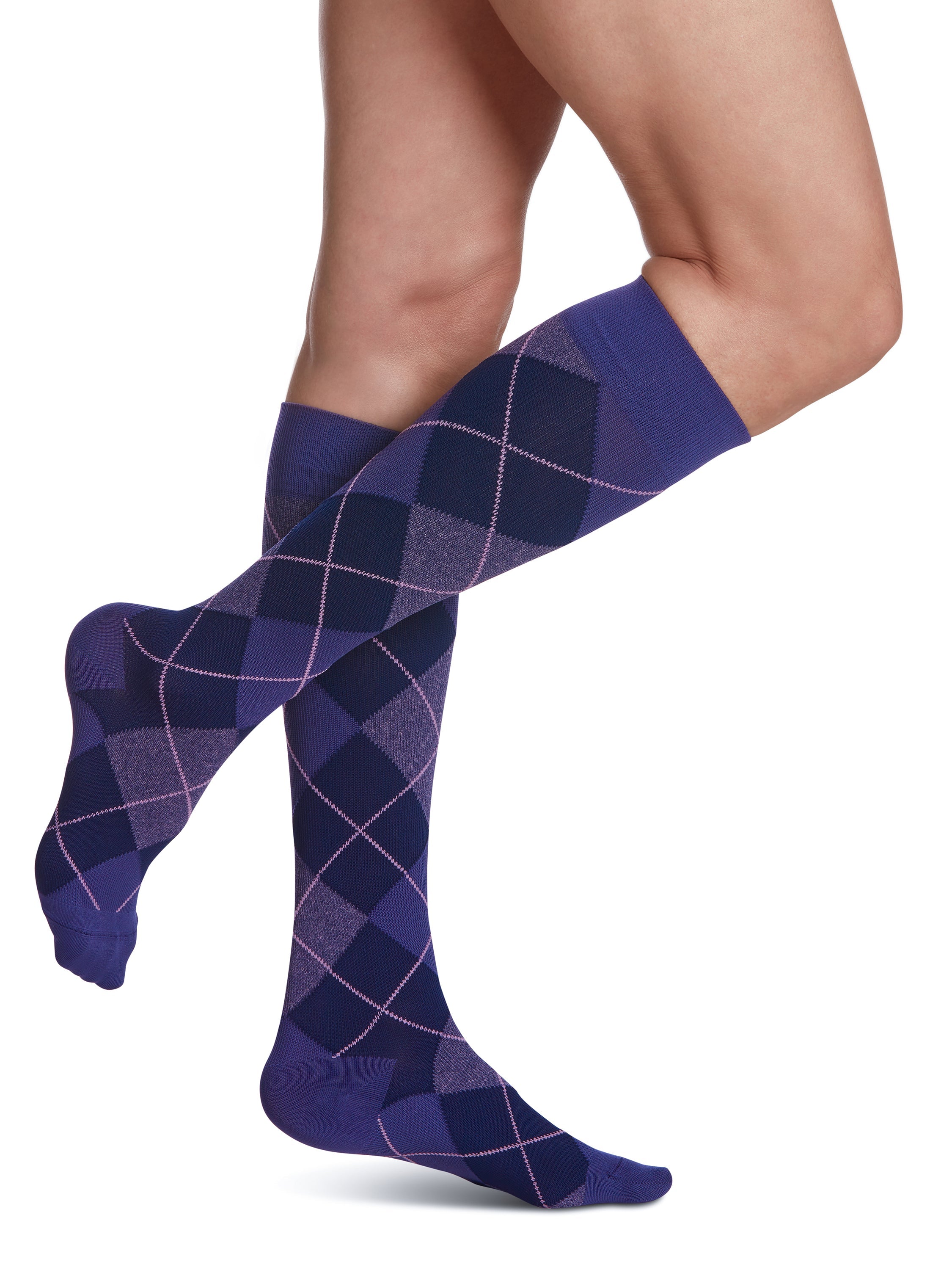Sigvaris Women's Style Microfiber Patterns Calf 20-30mmHg Women's Closed Toe