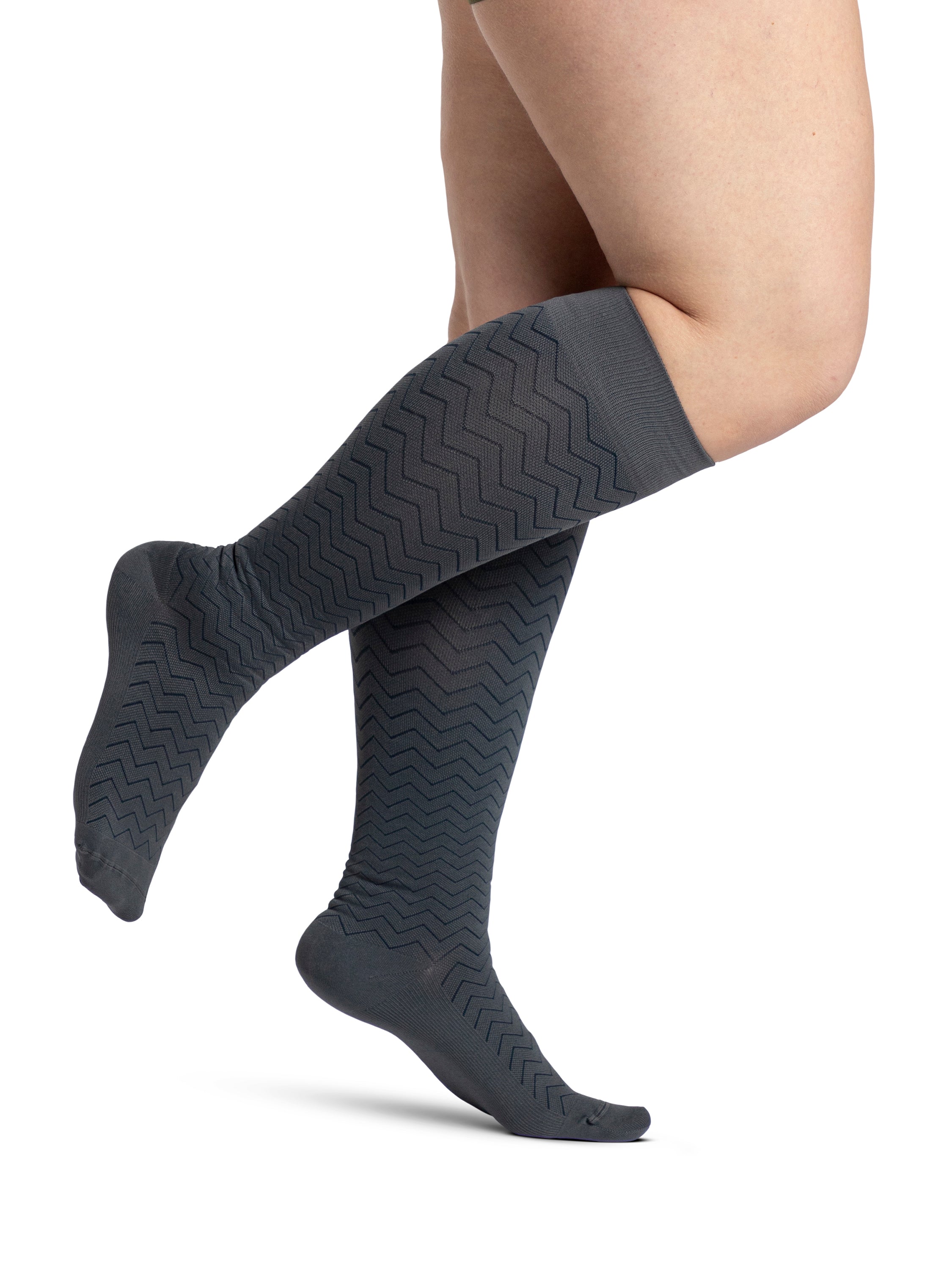 Sigvaris Women's Style Microfiber Patterns Calf 20-30mmHg Women's Closed Toe