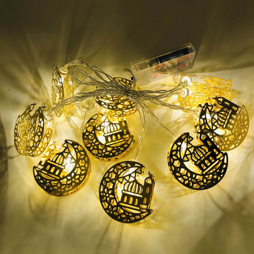 Ramadan Decoration For Diwali Festival Of Eurban Eid Mubarak String Light