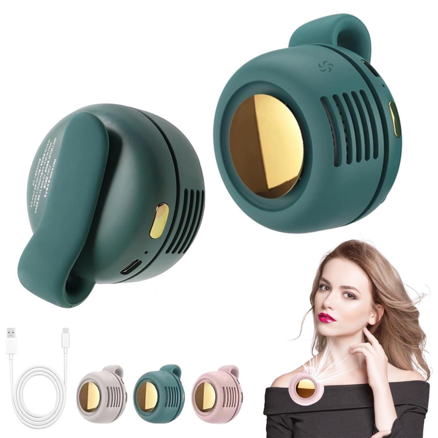 Mini Clip Fan – Portable Waist & Neck Fan | USB Rechargeable, 3 Speeds, 900mAh