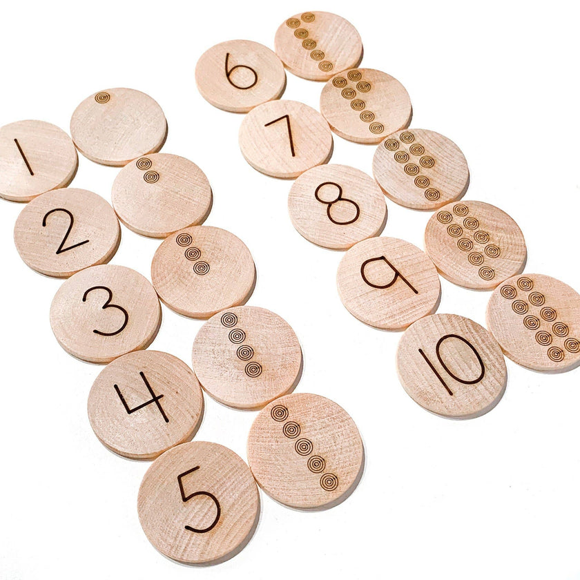 Tree Fort Toys - 1-10 Number Match - Made In Canada