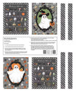 Beth Reed - Paranormal Parade - Gray Treat Bags Panel - 8329PS-90