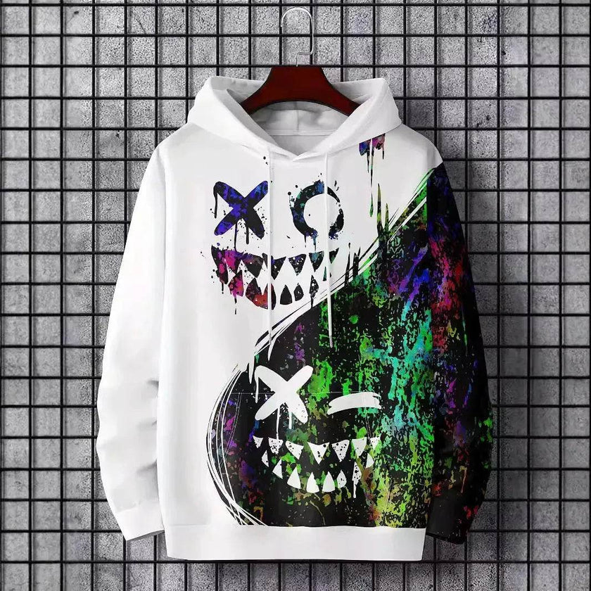 Autumn Winter Halloween Inspired Hoodie Sweatshirt Pullover tops for men