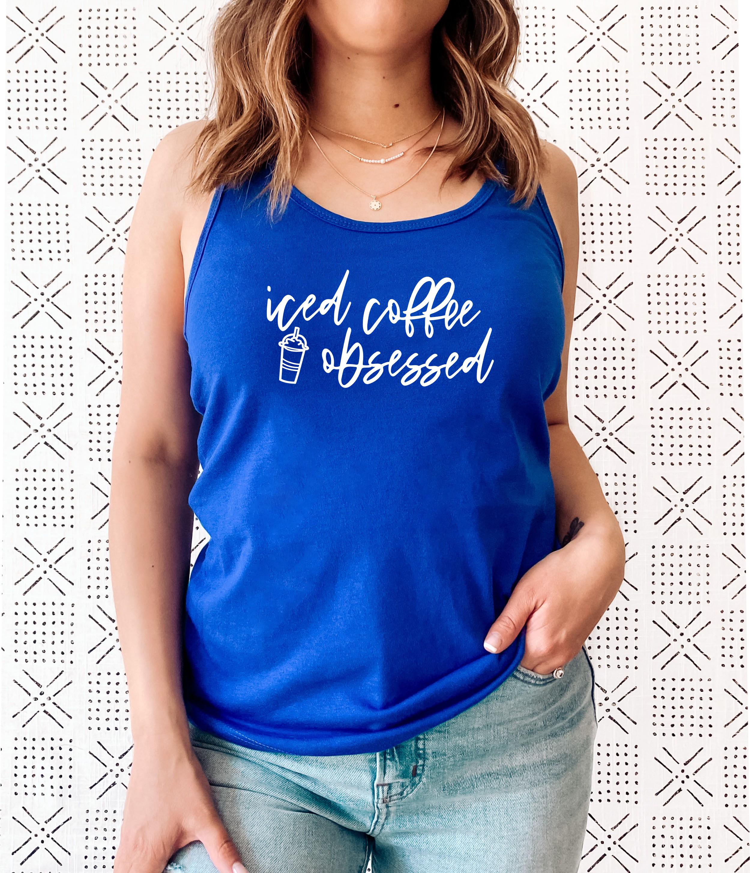 Iced Coffee Obsessed Summer Tank Top