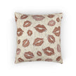 Kiss Pattern Woven Pillow | Decorative Throw Pillow for Home & Outdoor