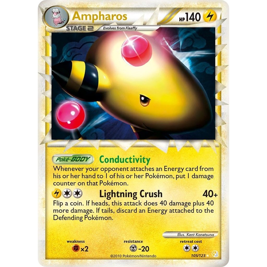 Ampharos (Prime) (105/123) (HS)