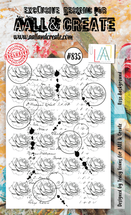 AALL and Create Stamp Set - 835 - Rose Background