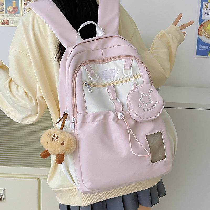 Large Capacity Easy Wash School bag Girls Backpack