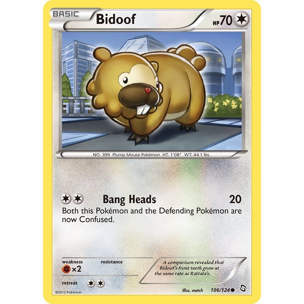 Bidoof (106/124) (DRX)