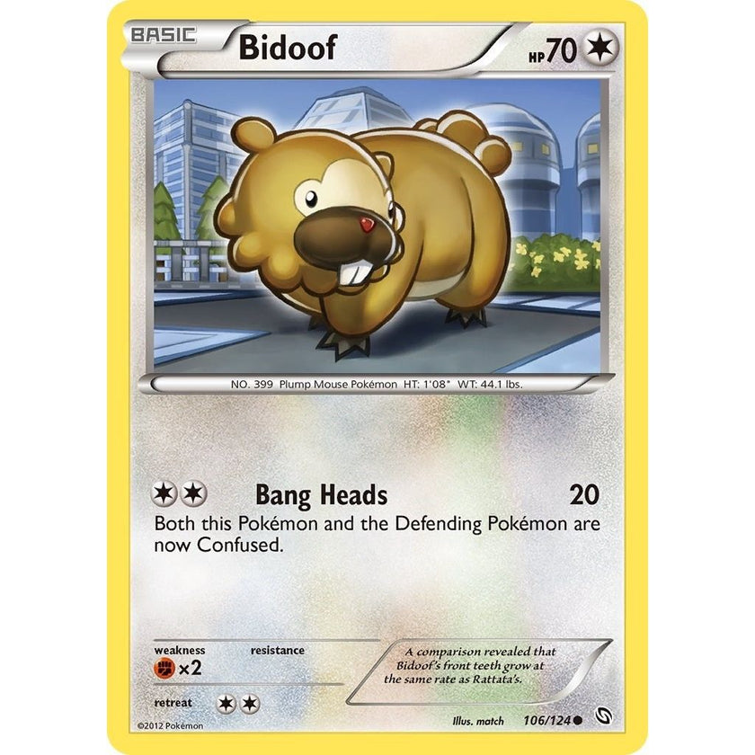 Bidoof (106/124) (DRX)