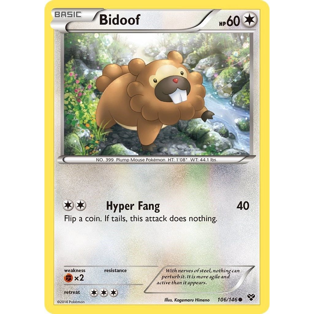 Bidoof (106/146) (XY)