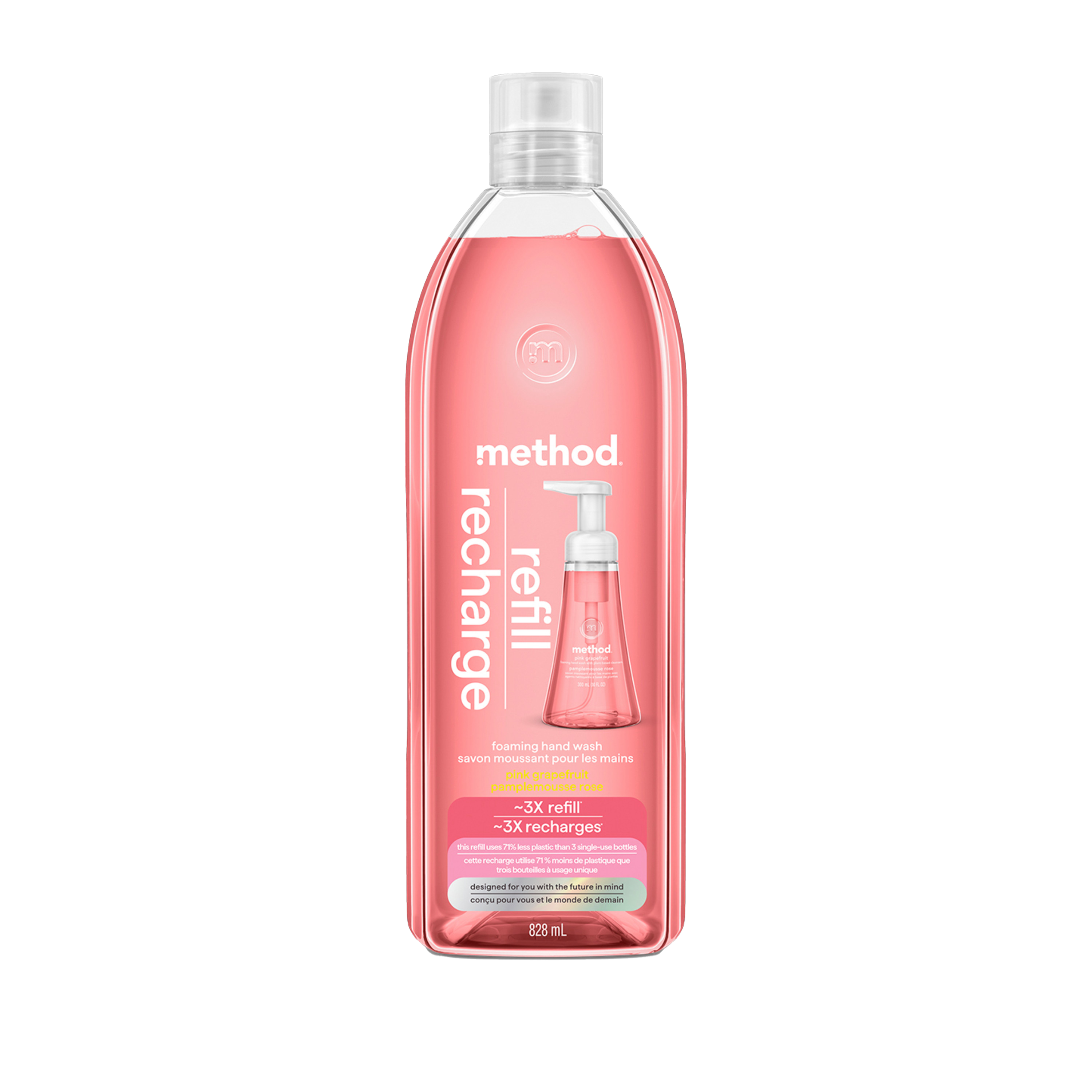Method - Pink Grpfrt Foam HandWash Refill (828ml)